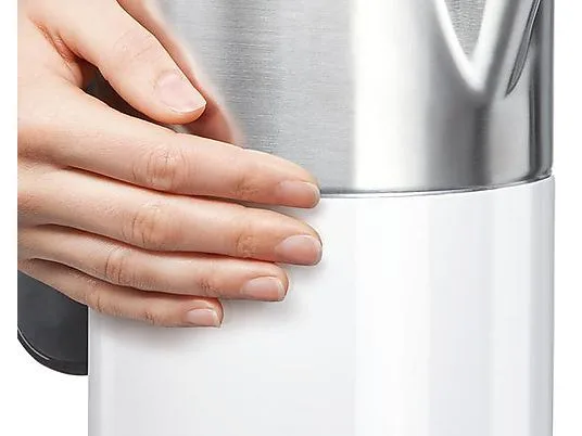 картинка Чайник Bosch TWK8611P, белый / серебристый от магазина Одежда+