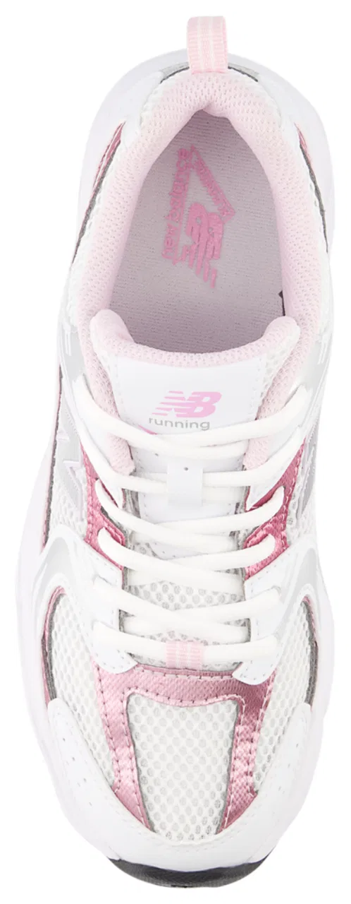 картинка Кроссовки для девочек 530 New Balance, белый/розовый от магазина Одежда+