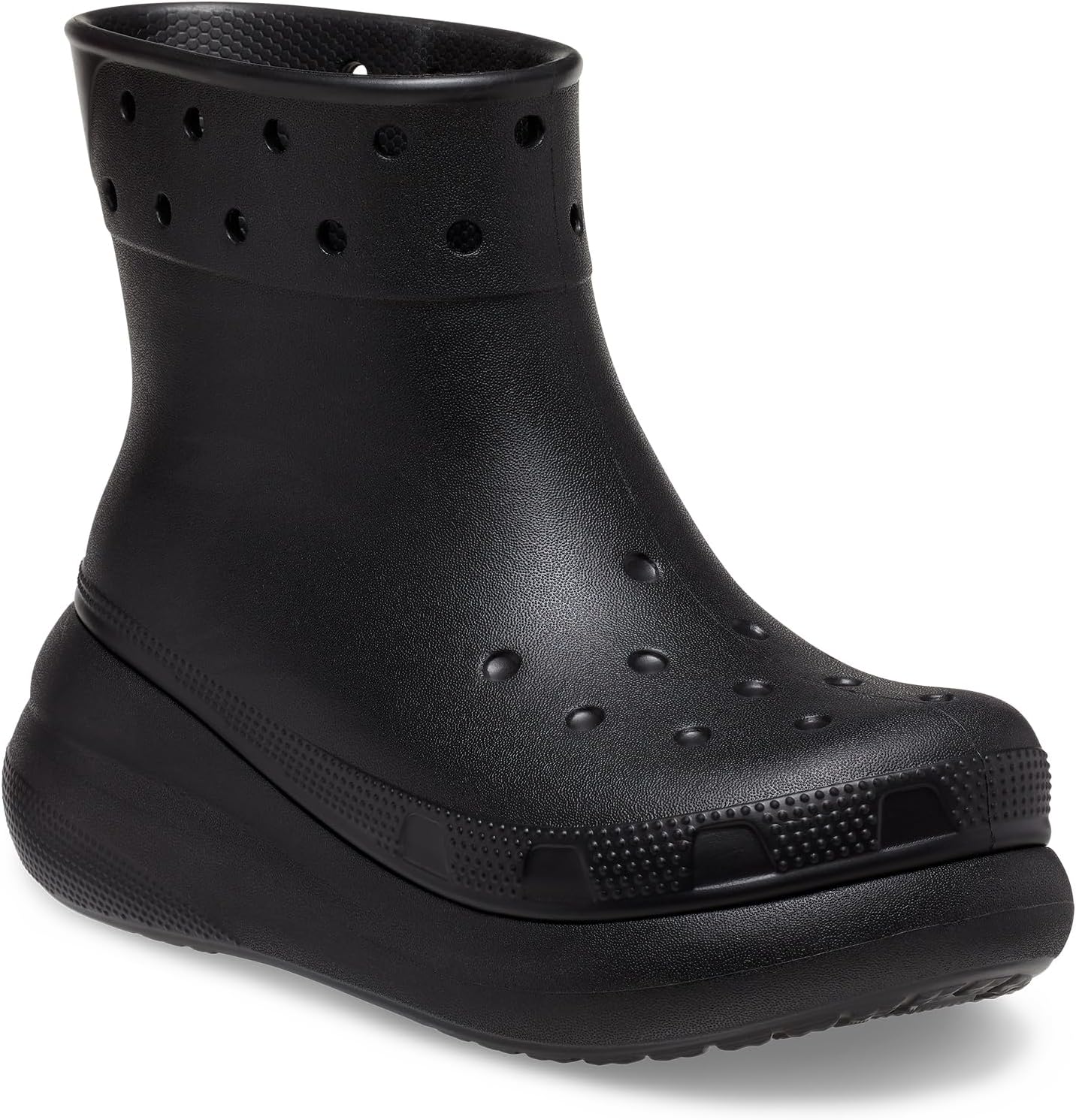 картинка Унисекс резиновые сапоги Crocs Crush на платформе, черные от магазина Одежда+