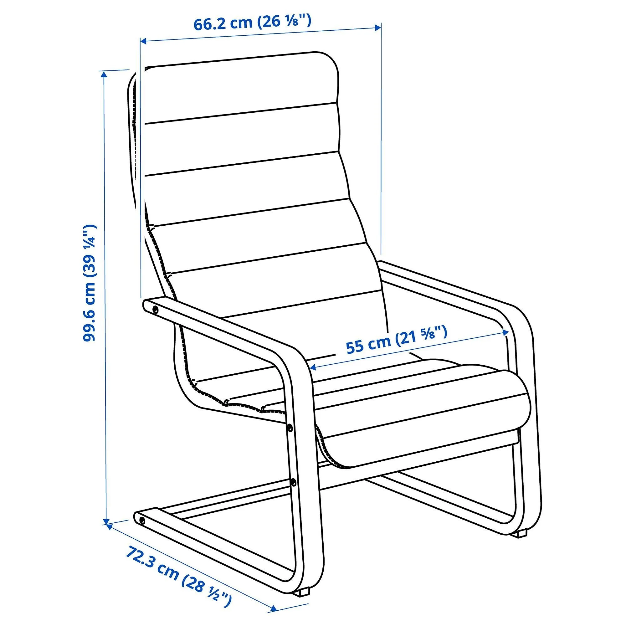картинка Кресло-качалка, книса светло-серый ÅRSUNDA IKEA от магазина Одежда+