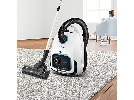 картинка Пылесос Bosch BGL6TSIL 700W, белый / черный от магазина Одежда+