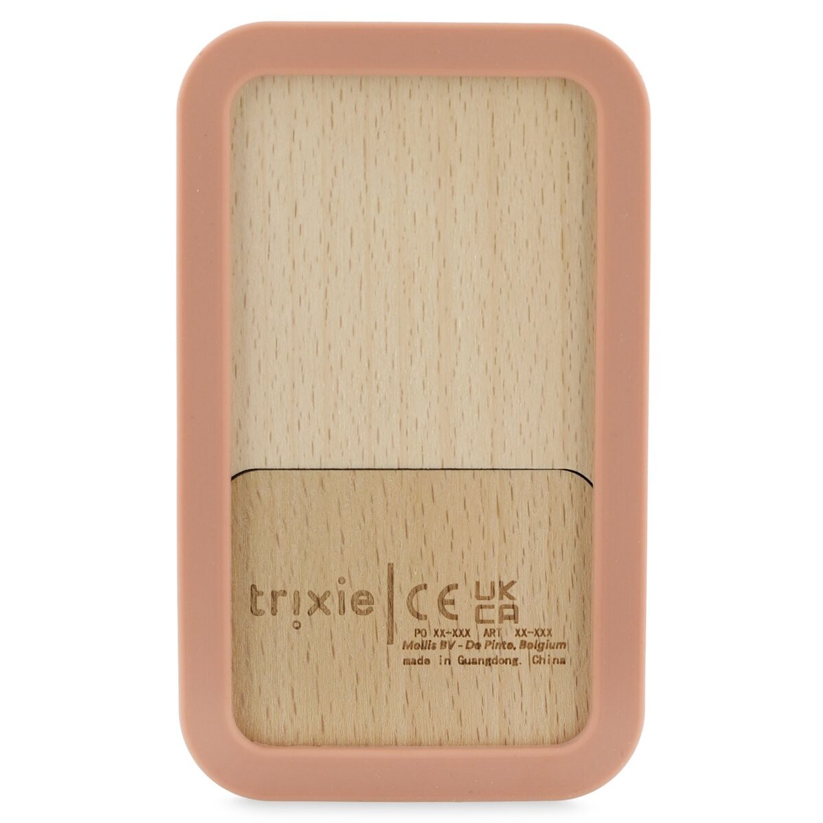 картинка Деревянный силиконовый телефон для малышей - Кот Trixie от магазина Одежда+
