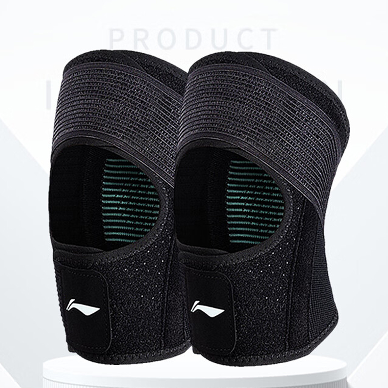 картинка Наколенники LINING, черно-зеленые, 2 шт от магазина Одежда+
