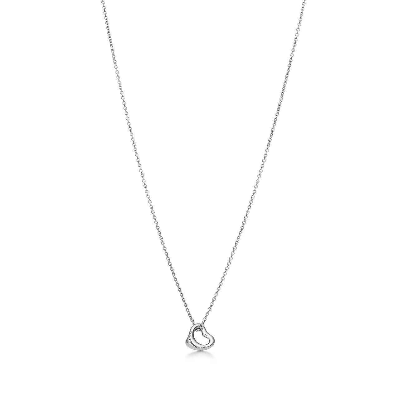 картинка Серебряная подвеска Tiffany & Co. Elsa Peretti Open Heart от магазина Одежда+