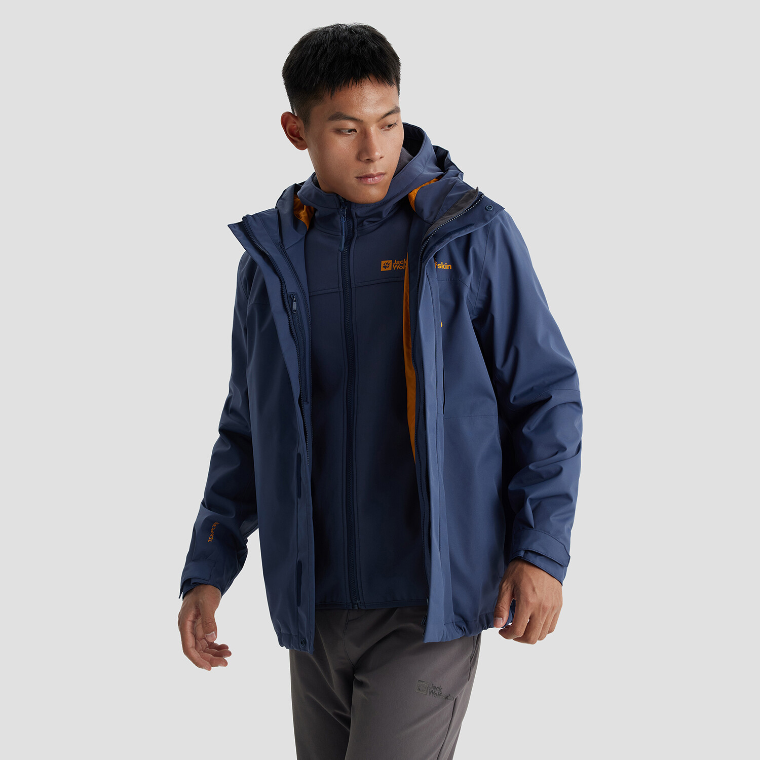 картинка Ветровка мужская Jack Wolfskin, черный от магазина Одежда+