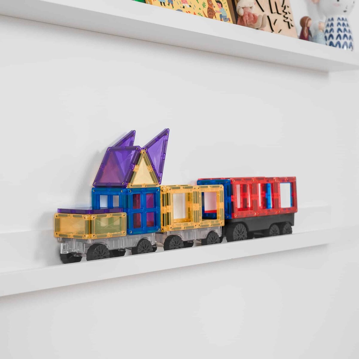 картинка Магнитные блоки Rainbow Transport Pack 50 элементов Connetix от магазина Одежда+