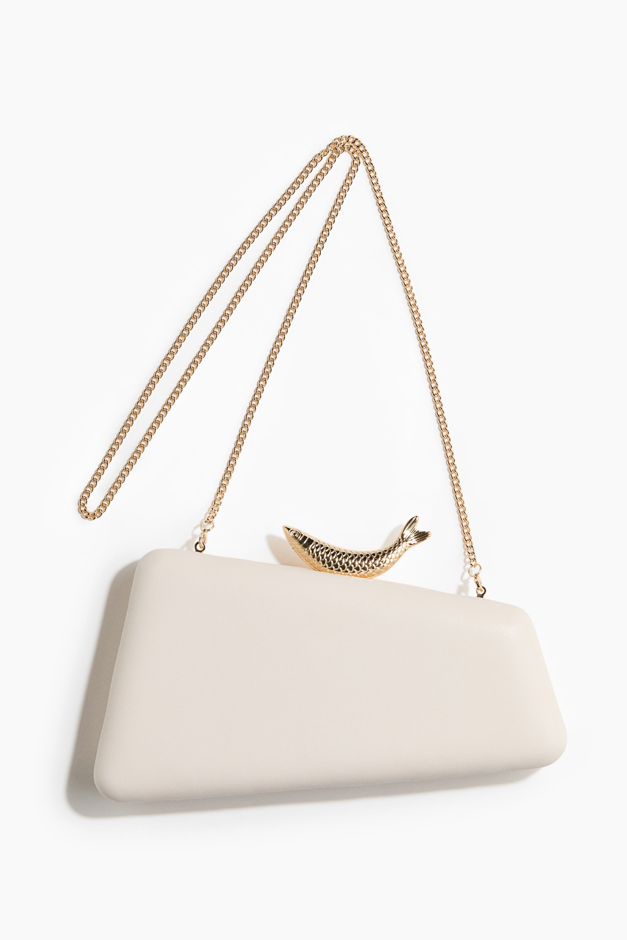 картинка Клатч H&M Asymmetric Envelope, кремовый от магазина Одежда+
