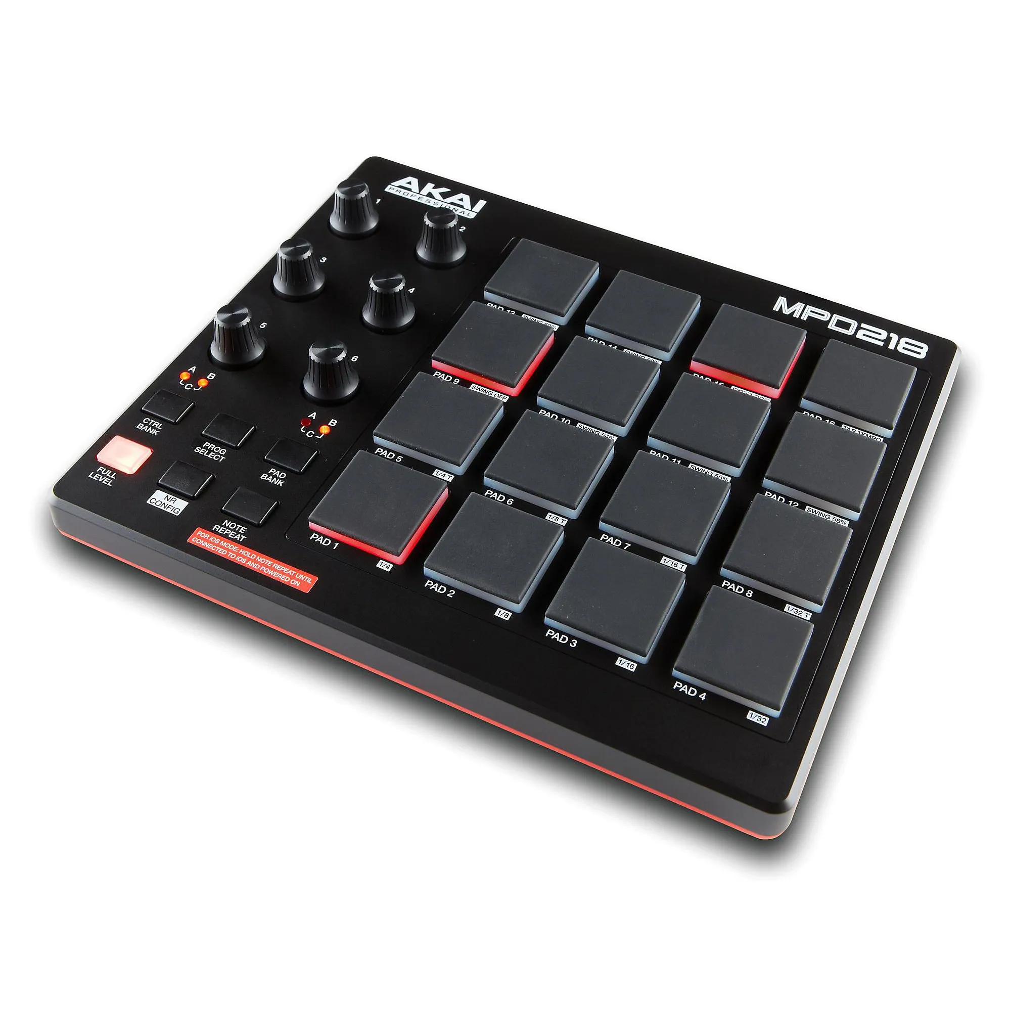 картинка Контроллер пэдов Akai Professional MPD218 от магазина Одежда+