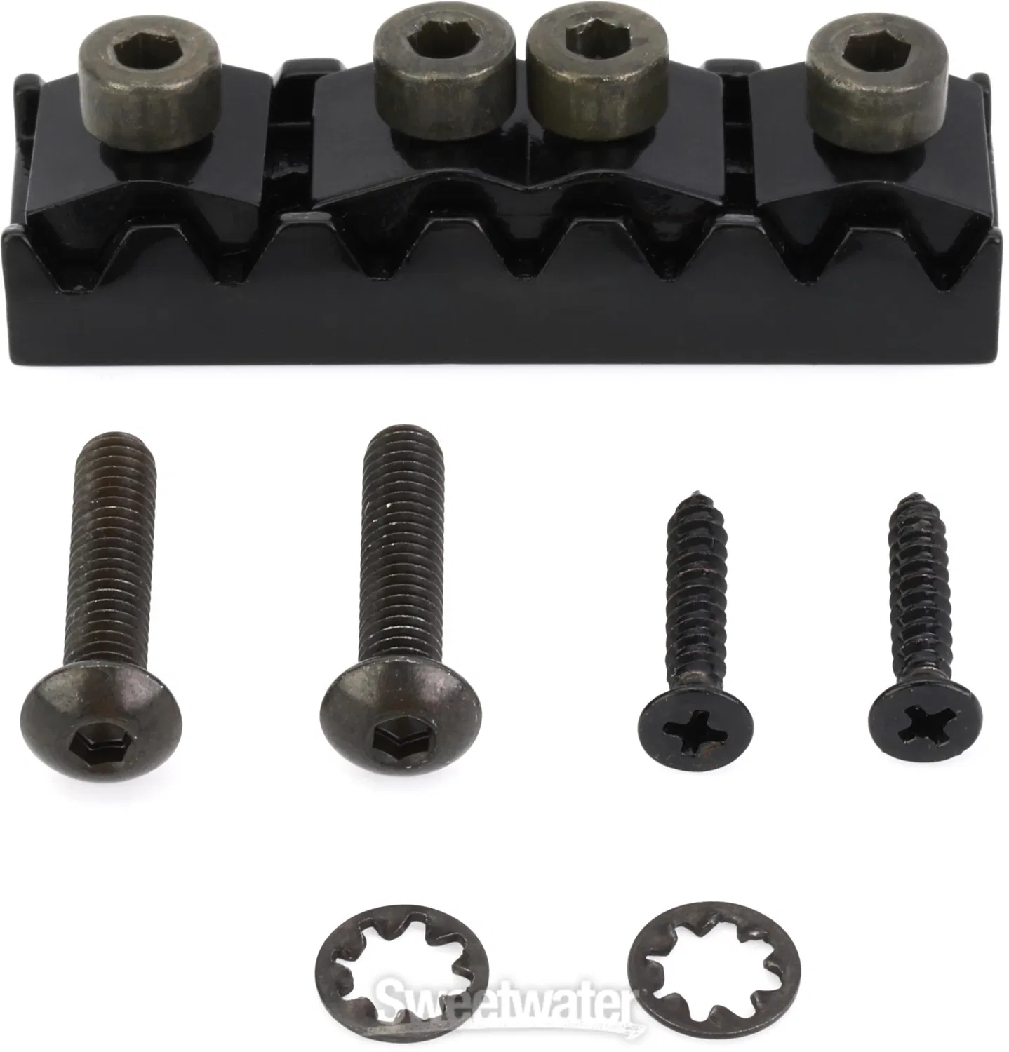 картинка Floyd Rose FR7NRBP 7-струнная фиксирующая гайка - черная от магазина Одежда+