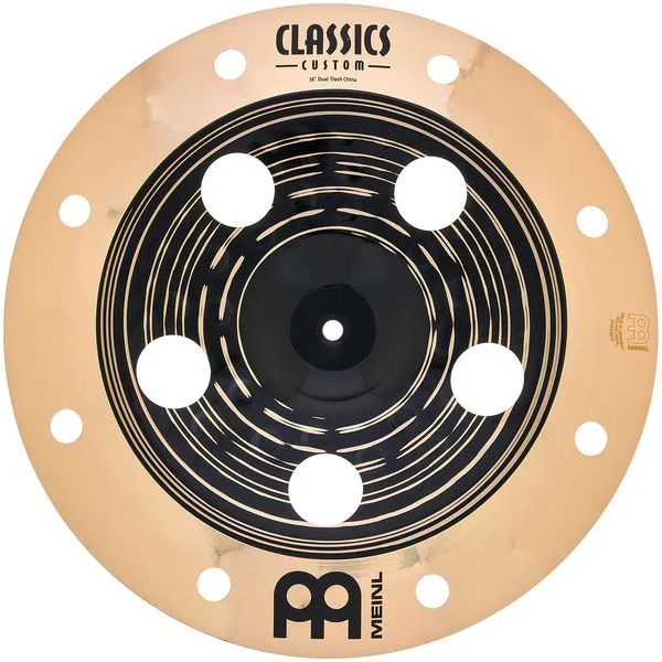 картинка Тарелка China 16" Dual Trash, Meinl, Dark/Brilliant от магазина Одежда+