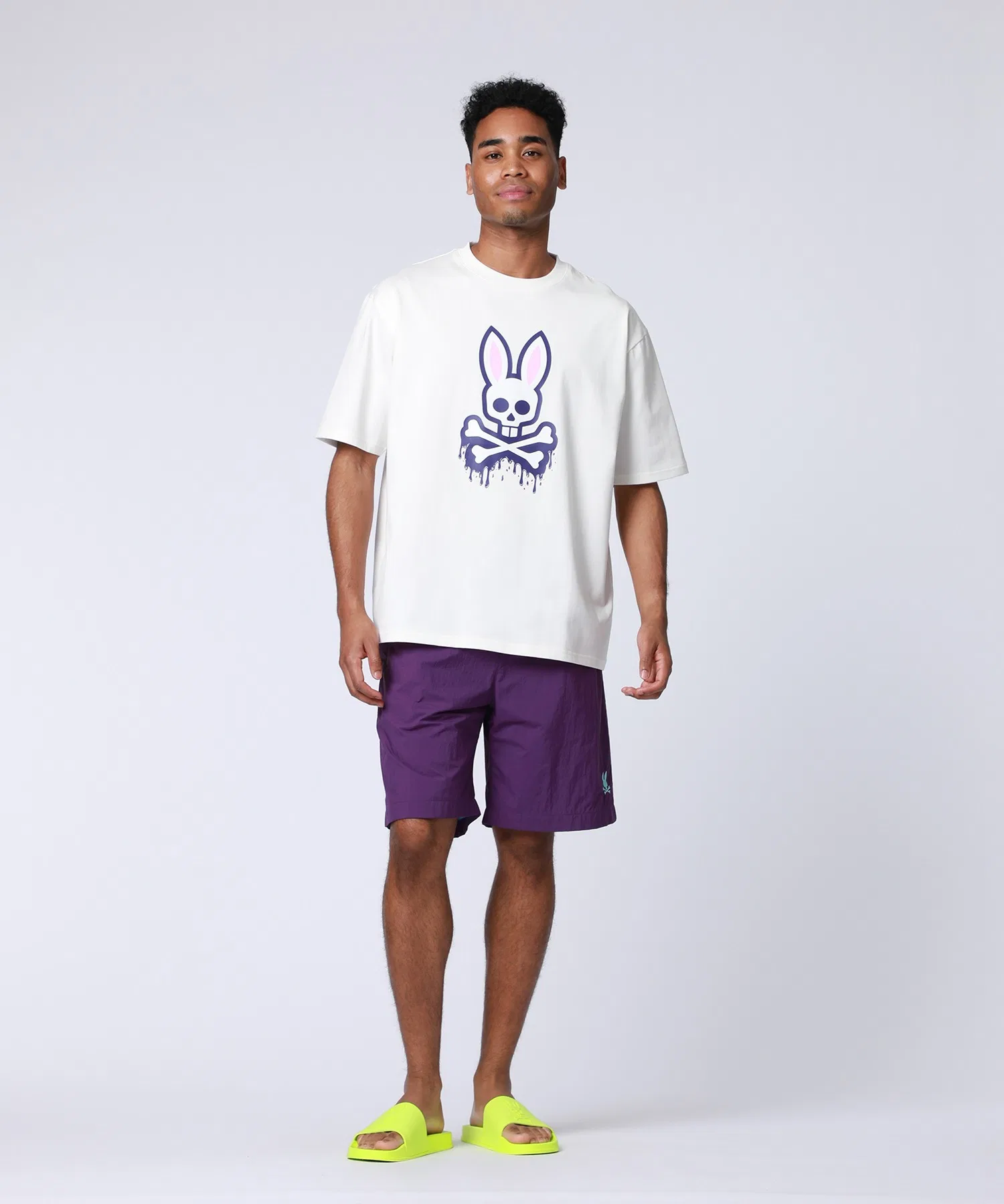 картинка Мужская футболка Psycho Bunny с принтом от магазина Одежда+