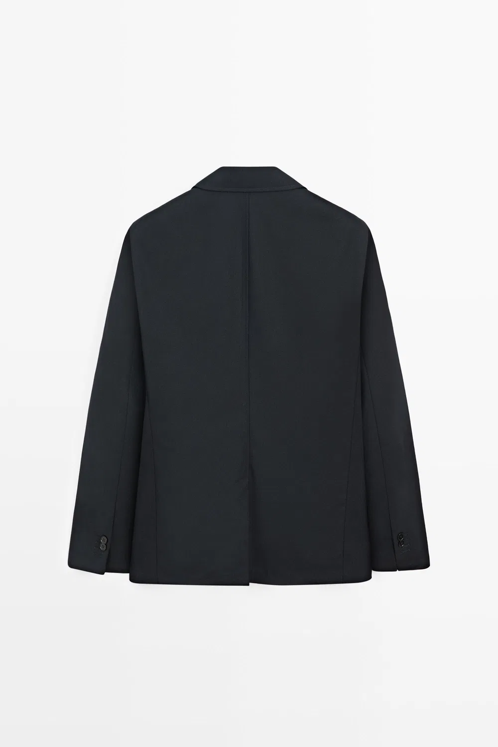 картинка Пиджак Massimo Dutti, мужской, текстурированный из холодной шерсти, темно-синий от магазина Одежда+