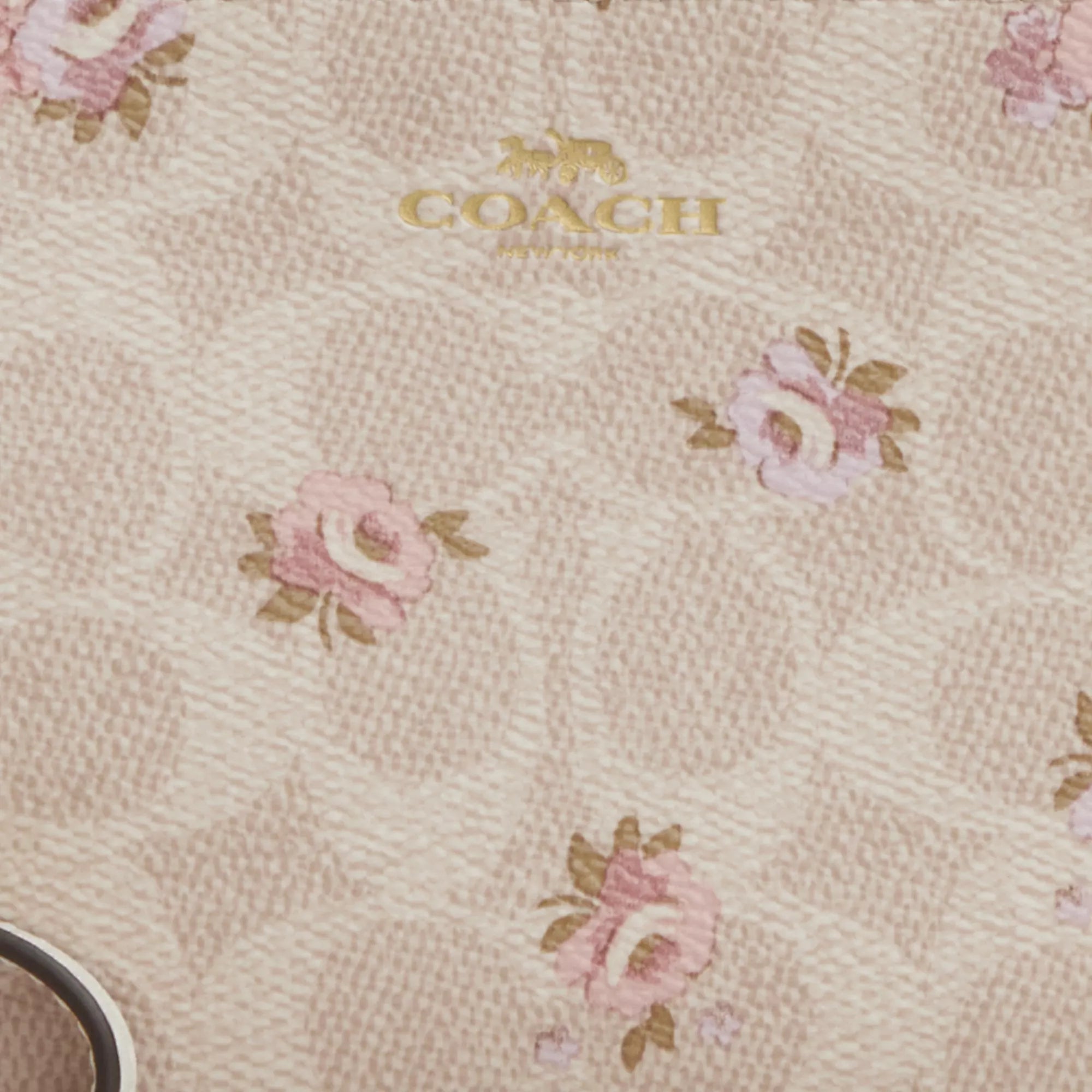 картинка Компактный кошелек-клатч Coach с цветочным принтом от магазина Одежда+