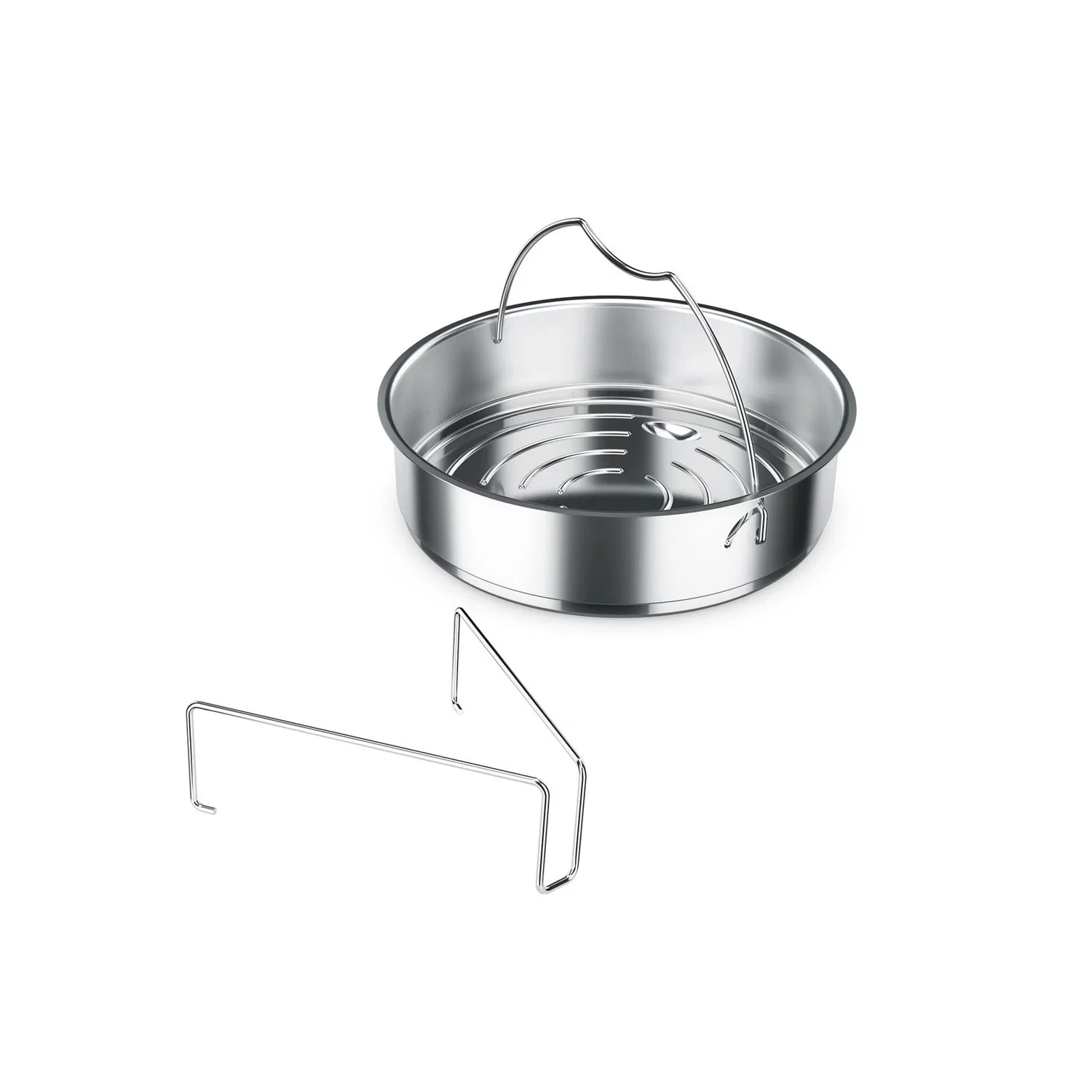 картинка Пароварочная вставка с треножником Ø22 см Fissler, Silver от магазина Одежда+