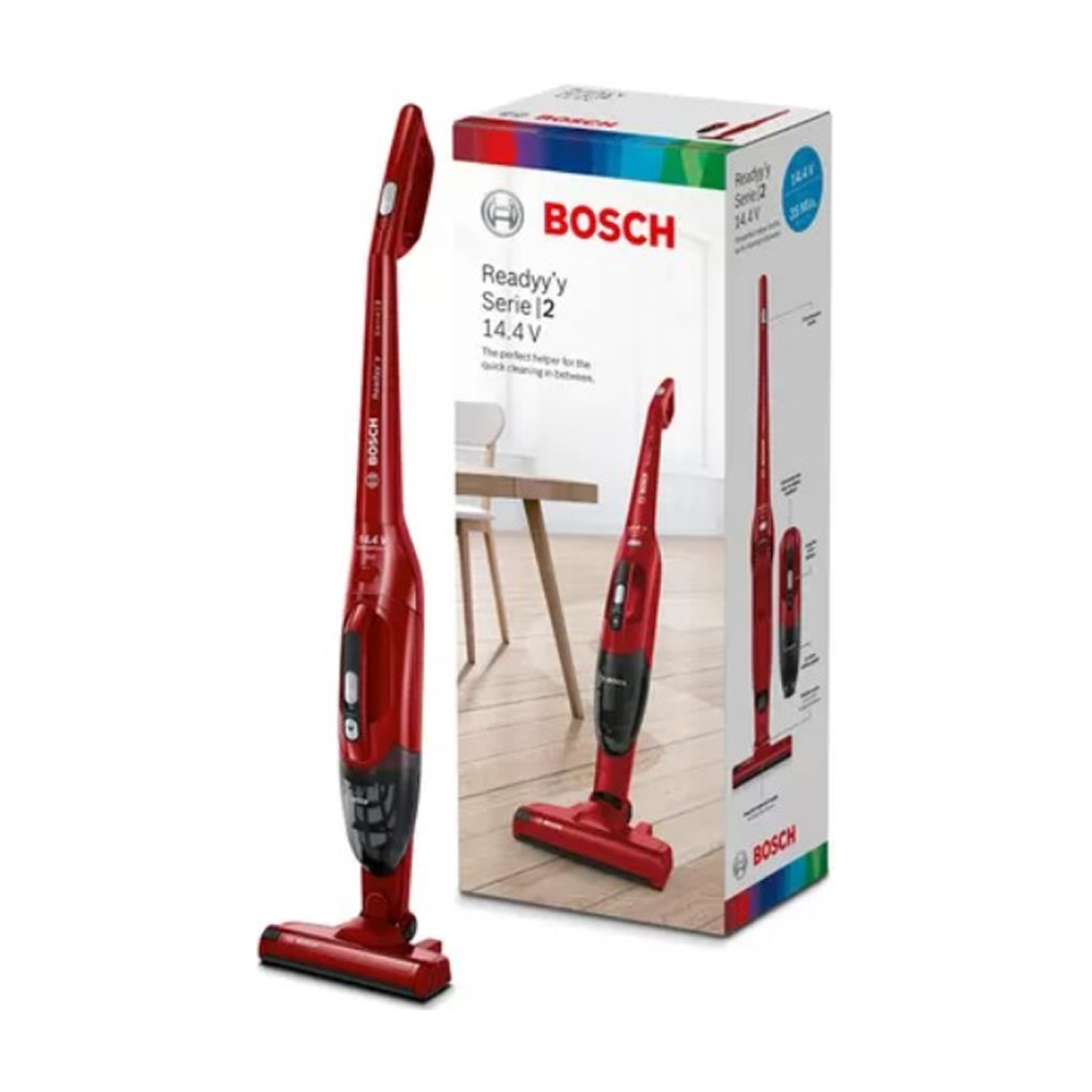 картинка Пылесос Bosch BBHF214R, 0,4 л, красный от магазина Одежда+