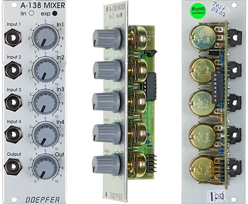 картинка Doepfer A-138b Экспоненциальный микшер - стандарт от магазина Одежда+