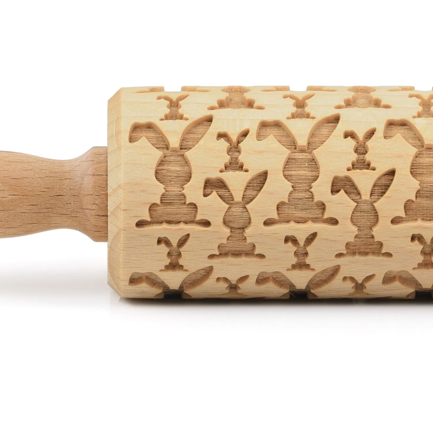 картинка Скалка с 3D-мотивом Osterhasen folkroll, Braun от магазина Одежда+