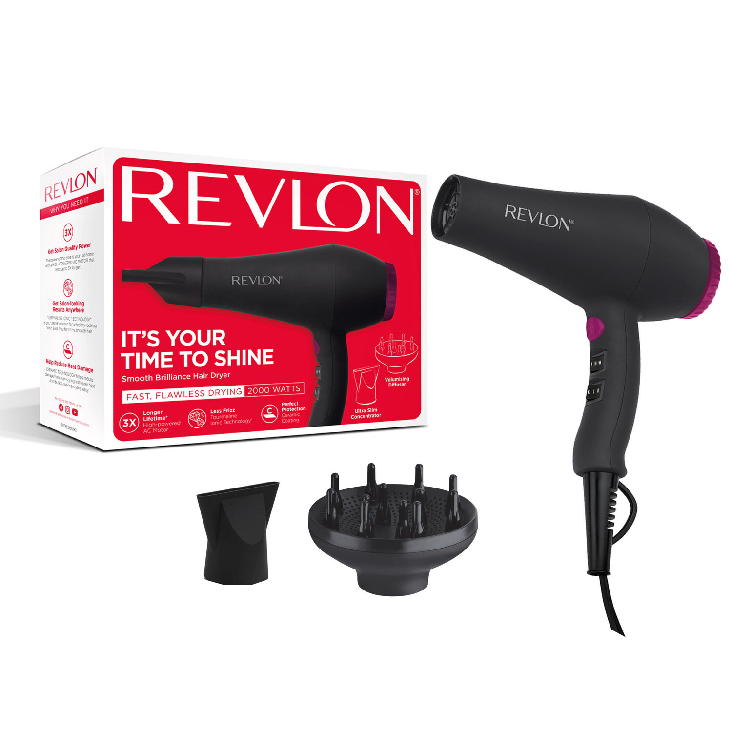 картинка Revlon RVDR5251E1 фен, 1 шт. от магазина Одежда+