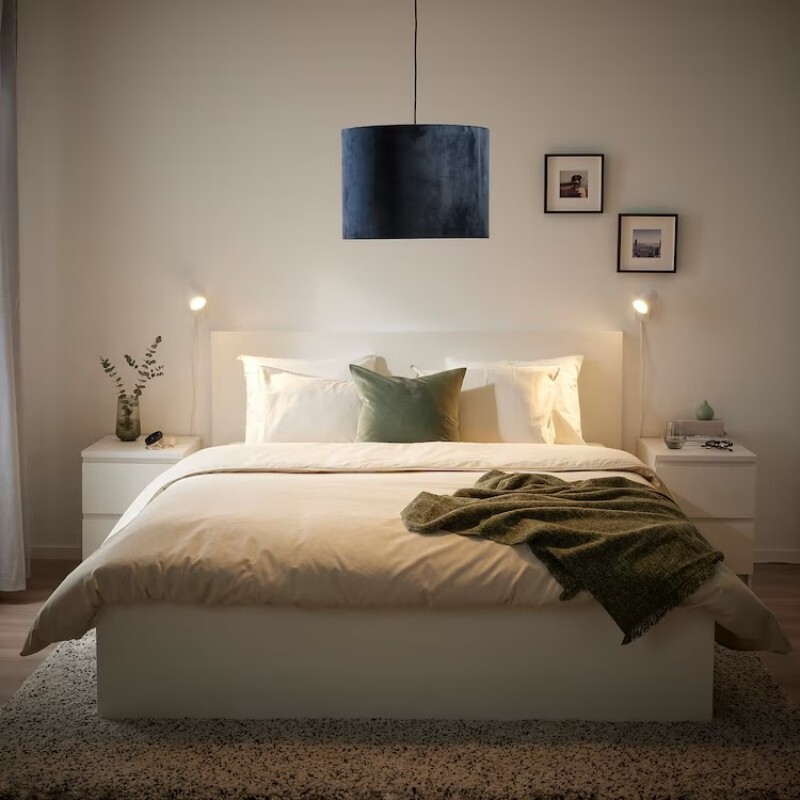 картинка Абажур Ikea Molnskikt, 42 см, темно-синий от магазина Одежда+