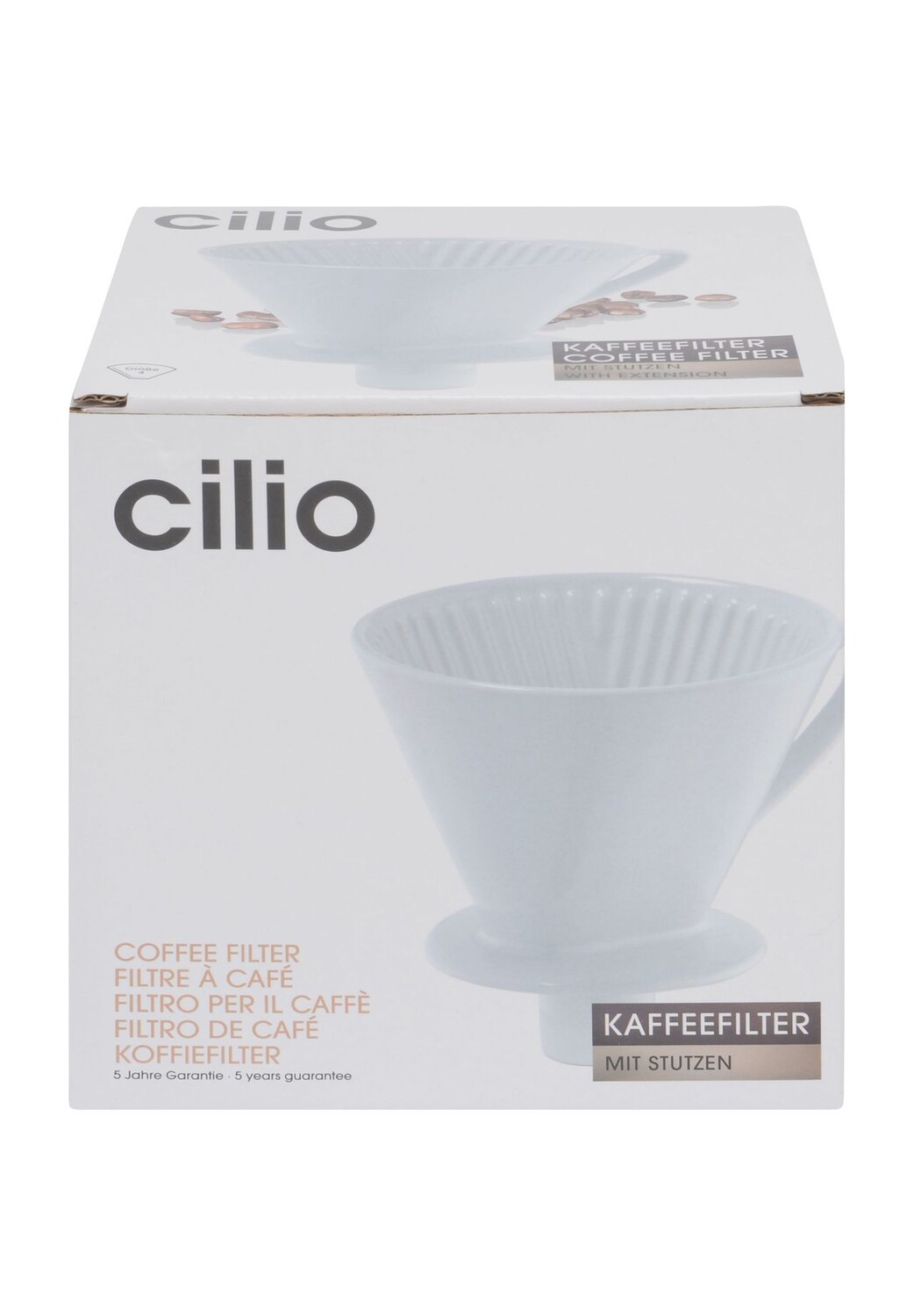 картинка Фильтр для кофе, насадка, размер 4 Cilio, белый от магазина Одежда+