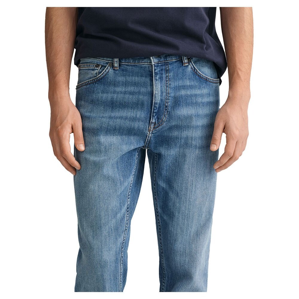 картинка Джинсы Gant Regular Fit, синий от магазина Одежда+