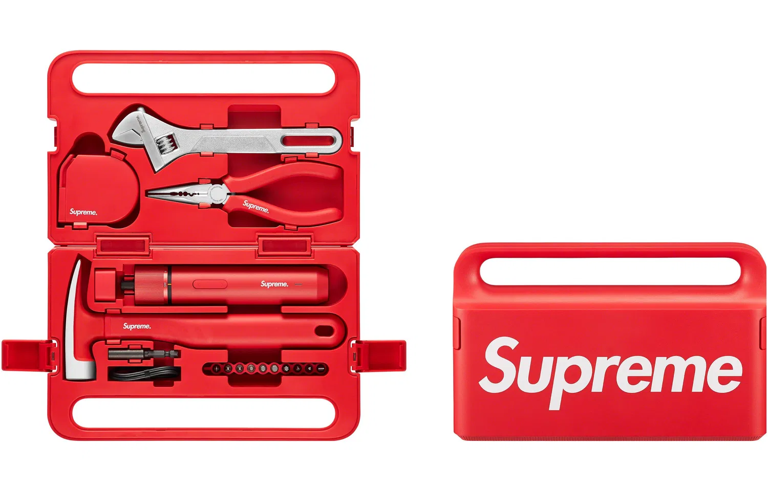 картинка Ящик для инструментов Supreme красный от магазина Одежда+