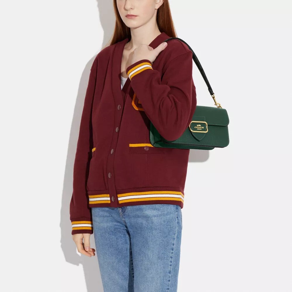картинка Сумка Coach Morgan, зеленая от магазина Одежда+