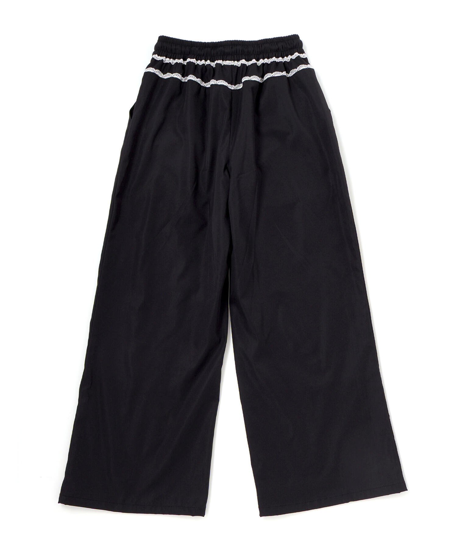 картинка Широкие кружевные брюки (130-160 см) ZIDDY, Black от магазина Одежда+