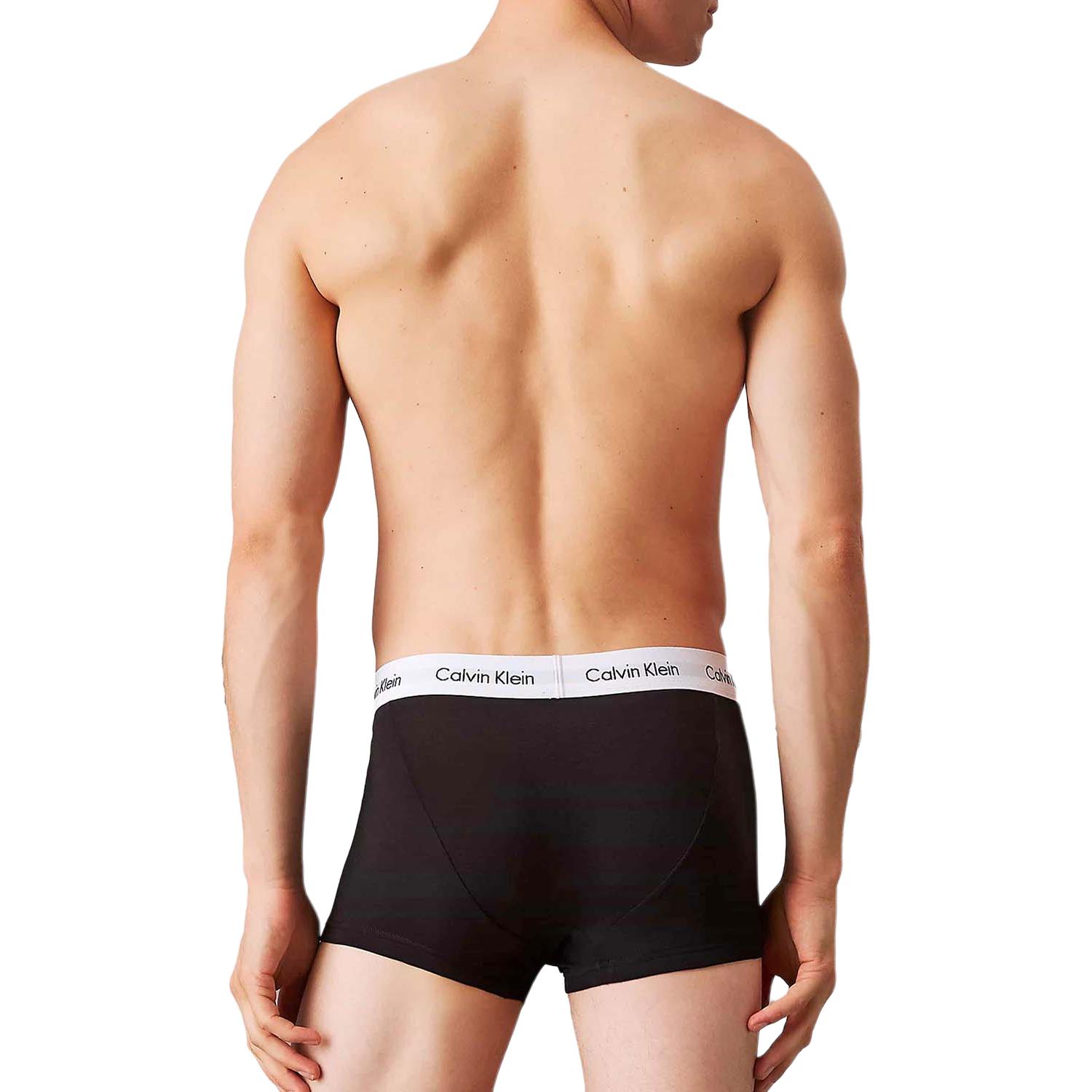 картинка Комплект боксеров Calvin Klein Cotton, 3 предмета, черный от магазина Одежда+