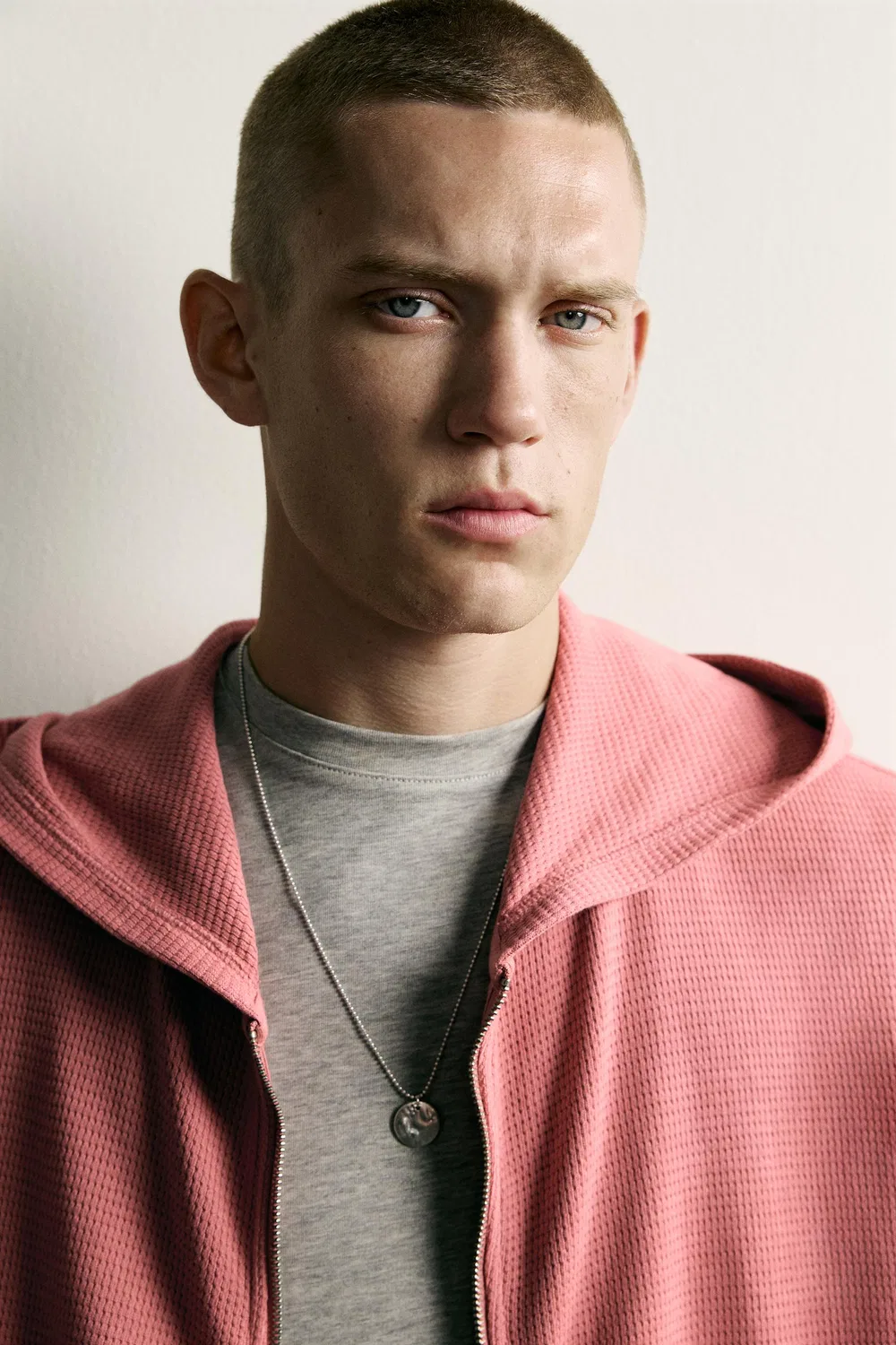 картинка Худи с вафельной вязкой ZARA, Pink от магазина Одежда+