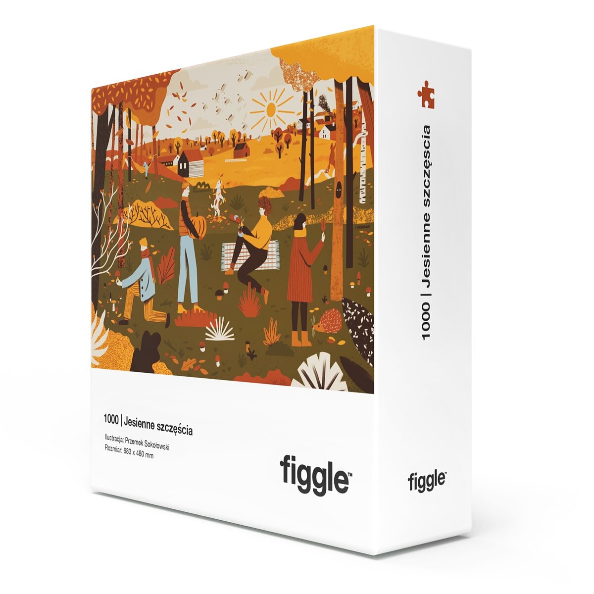 картинка Пазл FigGLE / Осеннее счастье 1000 шт. от магазина Одежда+