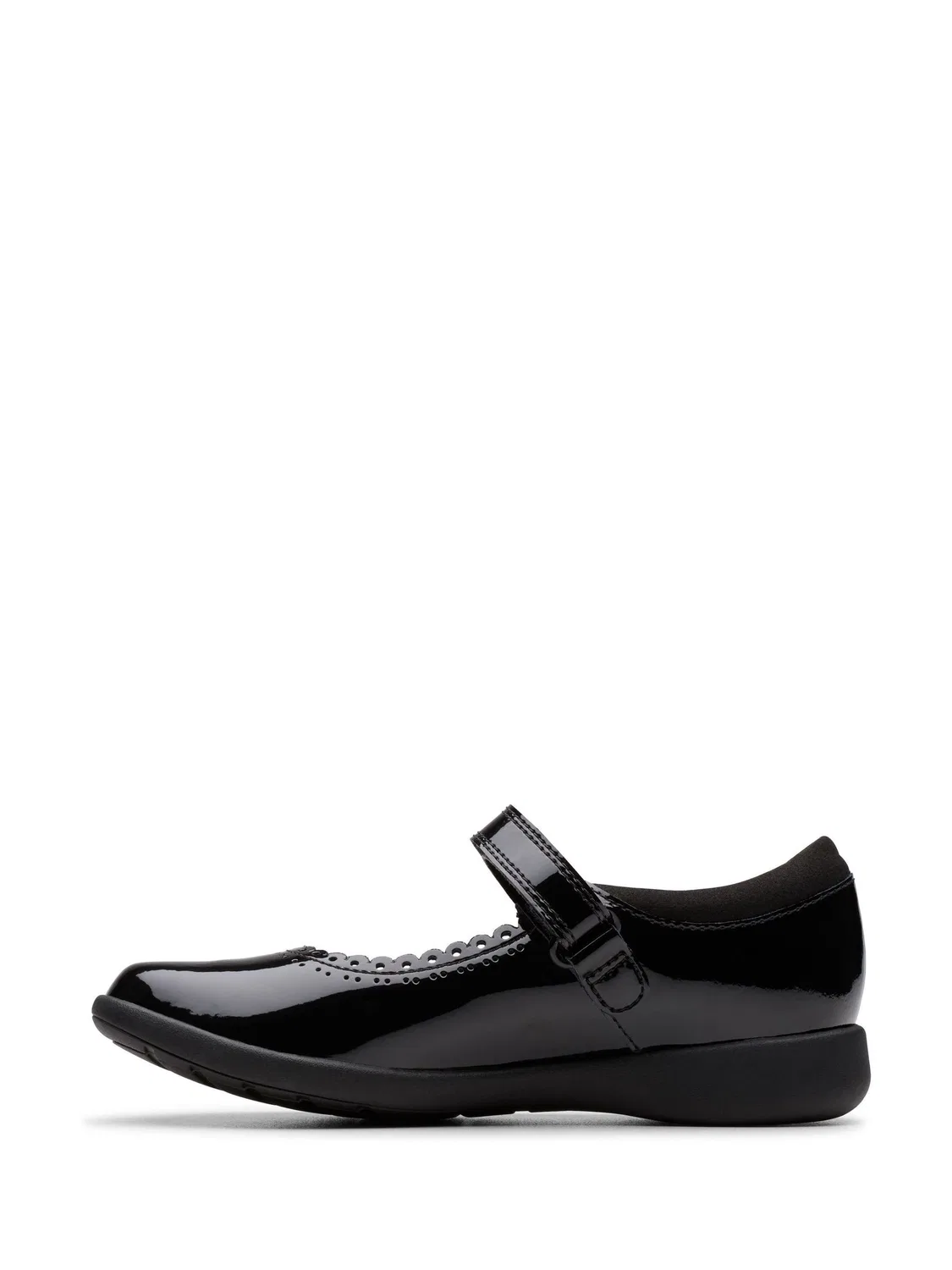 картинка Школьные туфли Clarks Etch Pure, лакированные, для девочек, черный от магазина Одежда+