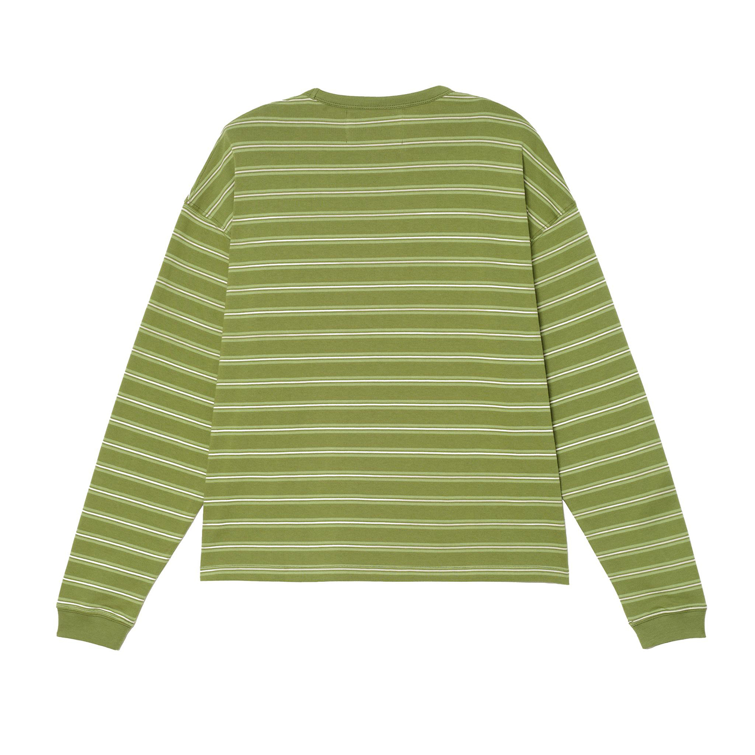 картинка Лонгслив Zara Benito Antonio Collection Striped With Embroidered Pocket, зеленый от магазина Одежда+