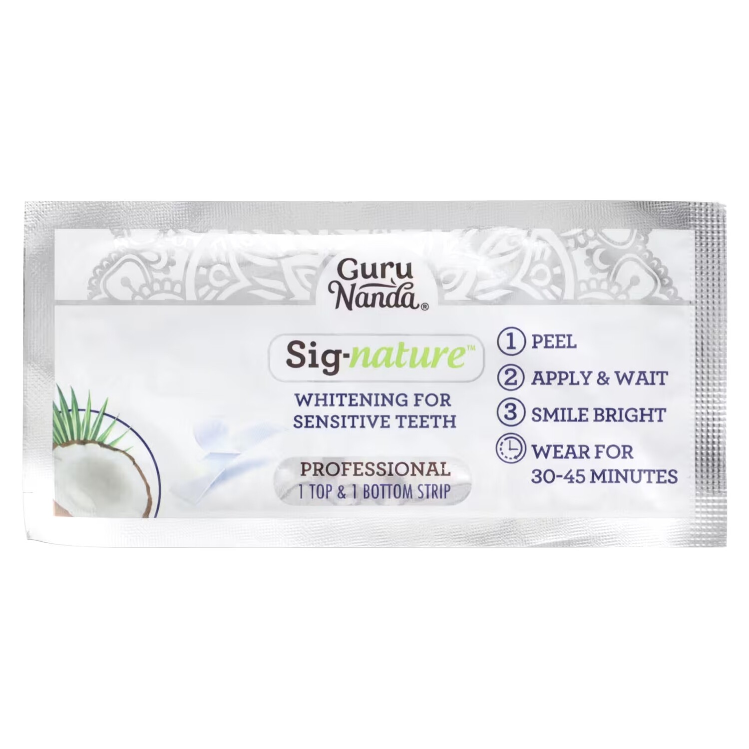 картинка Отбеливающие полоски для зубов GuruNanda Sig-Nature от магазина Одежда+