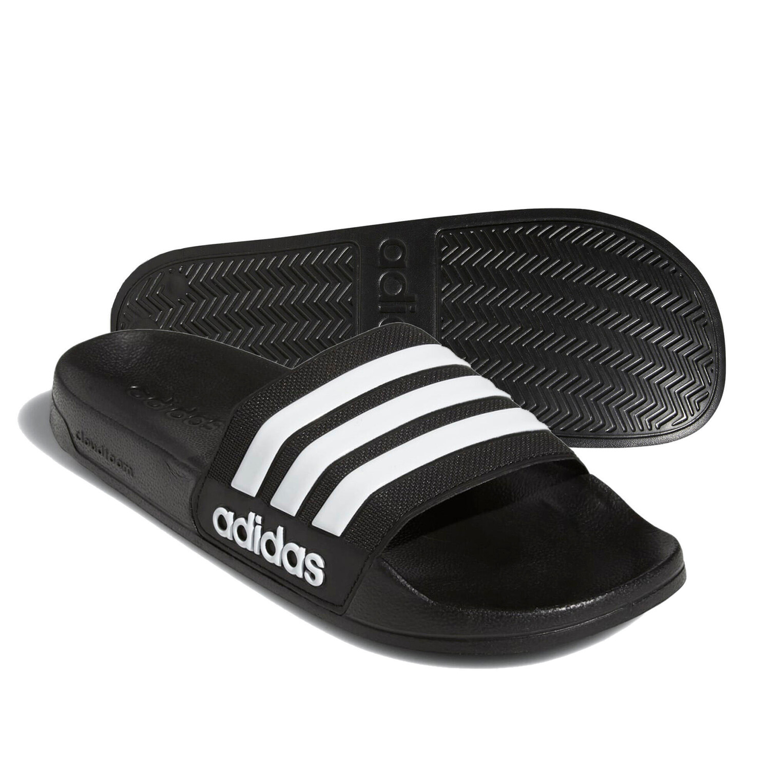 картинка Шлепанцы Adidas Adilette, черный/белый от магазина Одежда+