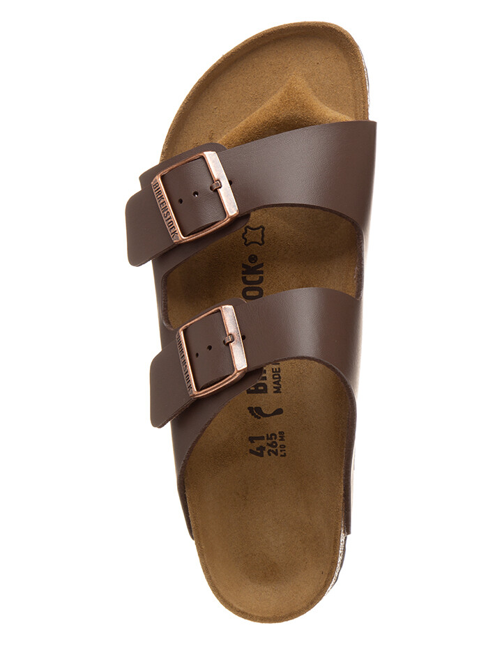 картинка Мюли Birkenstock Arizona, цвет Braun - Weite S от магазина Одежда+