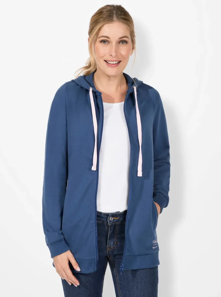 картинка Повседневная куртка-рубашка "Sweat Jacket" Casual Looks, джинсовый от магазина Одежда+