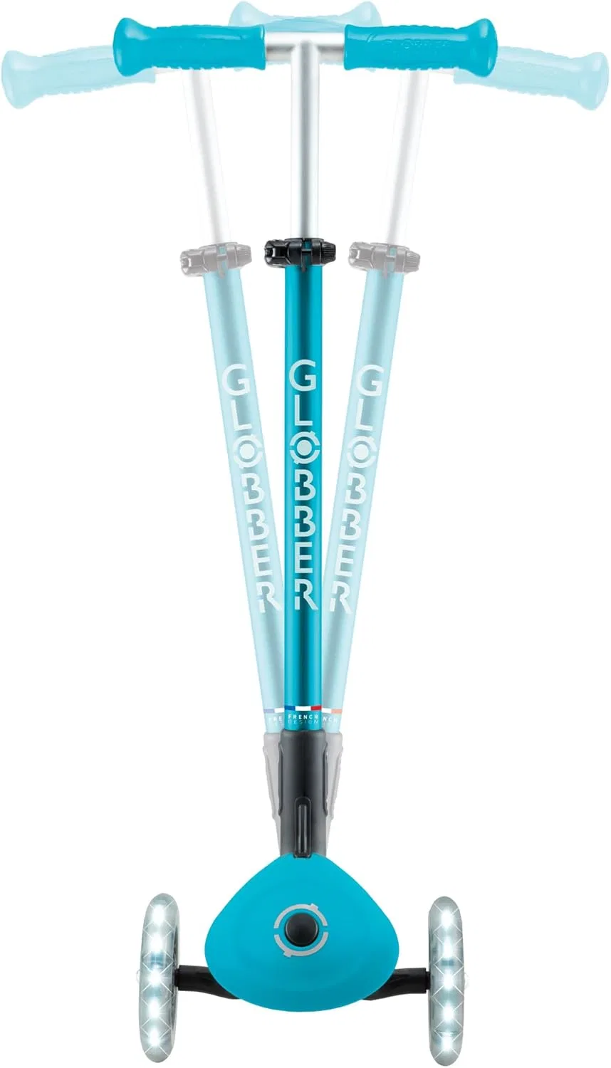 картинка Самокат Globber Elite Lights, Aqua от магазина Одежда+