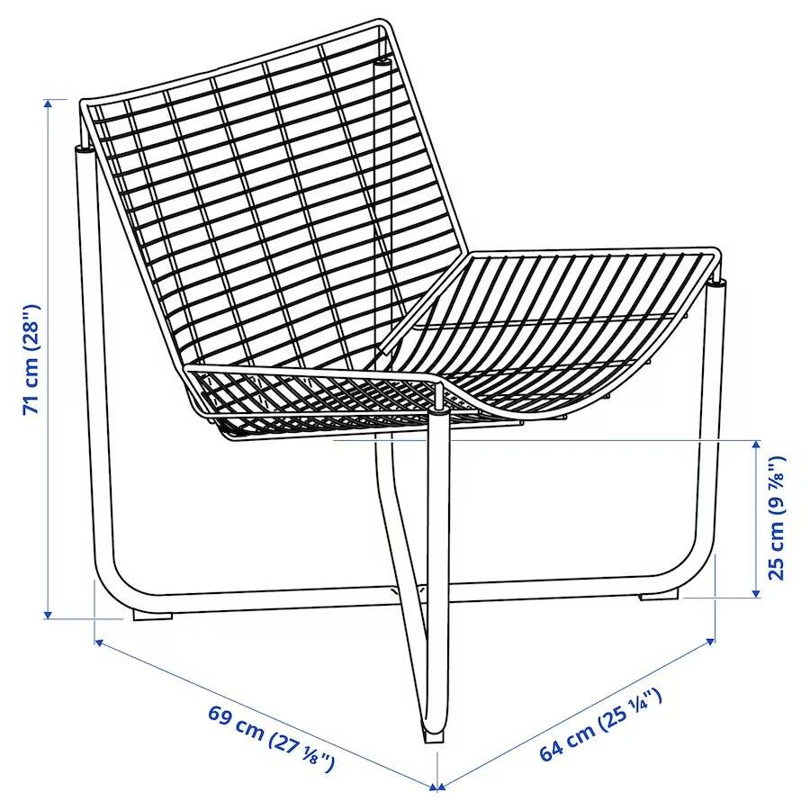 картинка Кресло Ikea Skalboda, черный от магазина Одежда+
