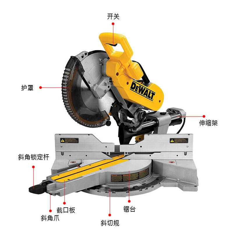 картинка Торцовочная пила Dewalt DWS780, 305 мм от магазина Одежда+