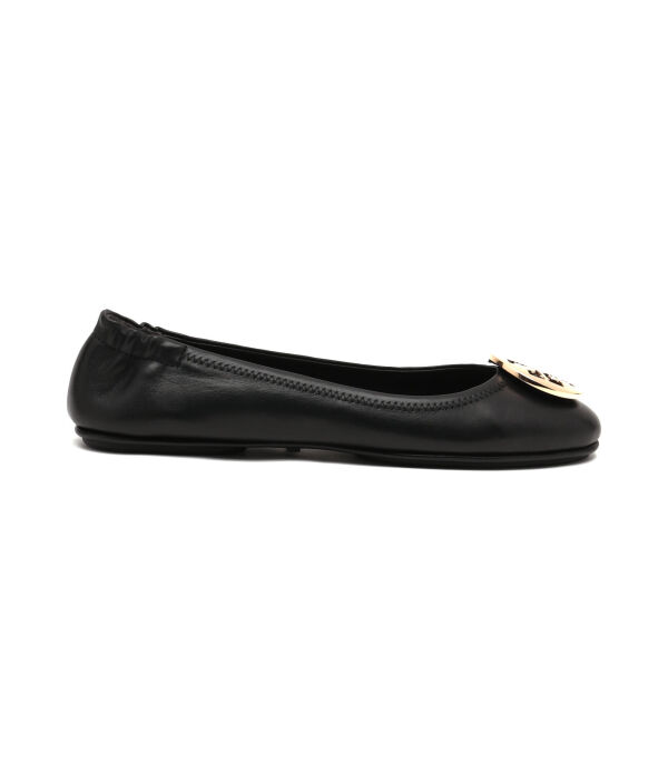 картинка Балетки женские Tory Burch кожаные, черный от магазина Одежда+