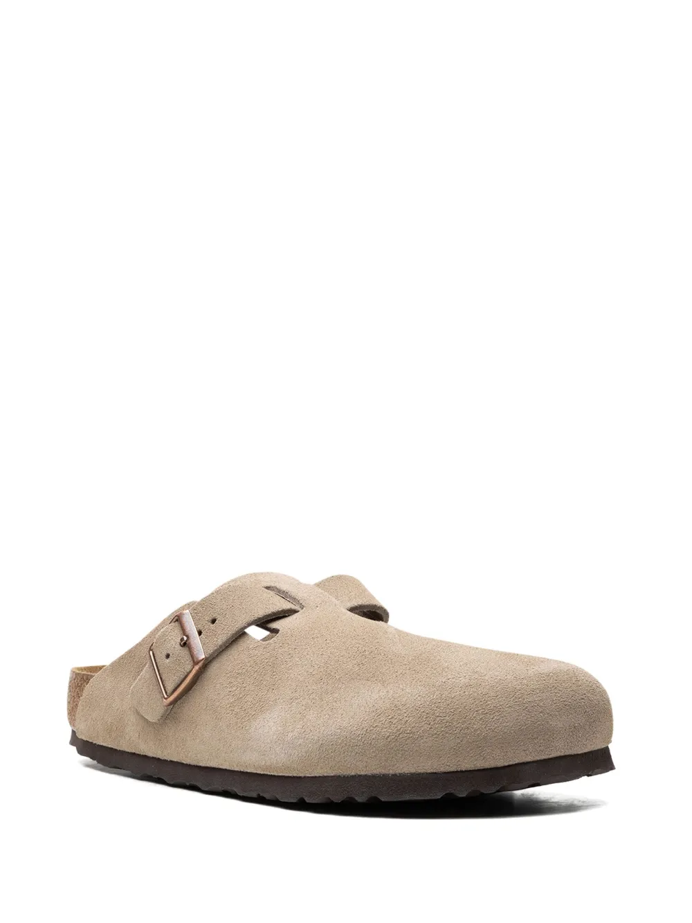 картинка Сандалии BIRKENSTOCK Boston, серо-бежевые от магазина Одежда+