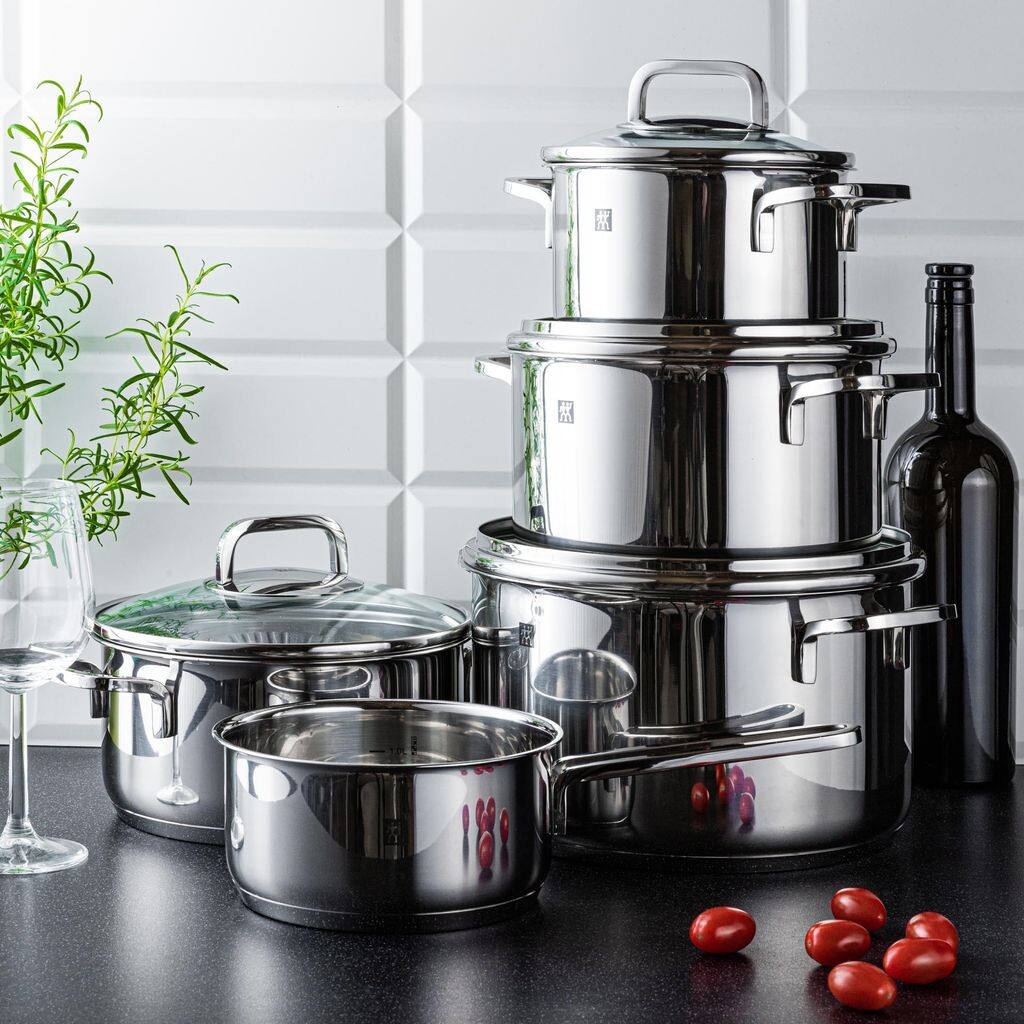 картинка Набор посуды Zwilling Passion, 9 предметов, серебристый от магазина Одежда+