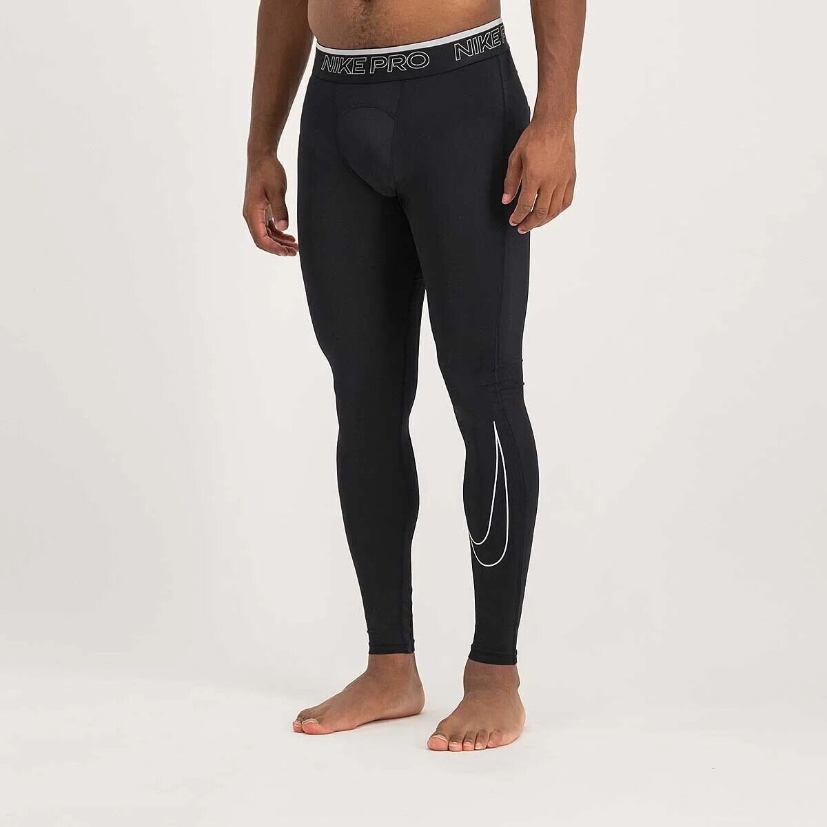 картинка Тайтсы NP Dri-Fit Nike, черно-белый от магазина Одежда+