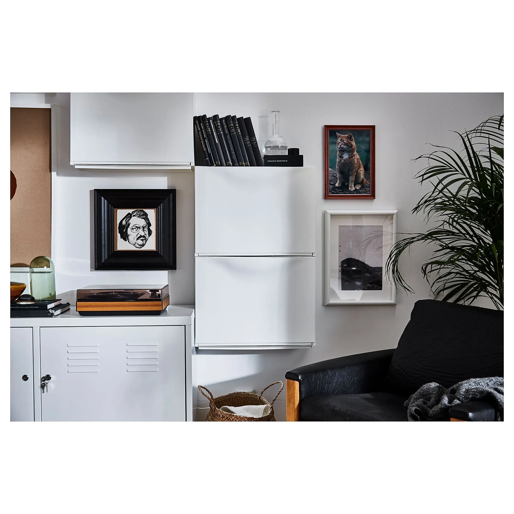 картинка Обувница Ikea Trones, белый от магазина Одежда+