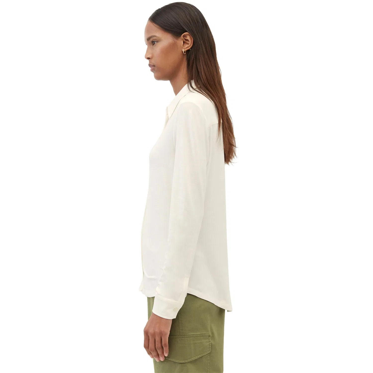 картинка Женская блузка с длинным рукавом Marc O'Polo, Offwhite от магазина Одежда+