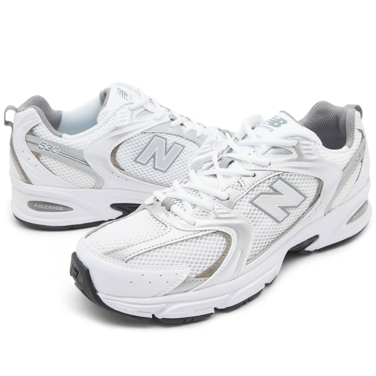 картинка Кроссовки New Balance 530, белый/серебристый от магазина Одежда+