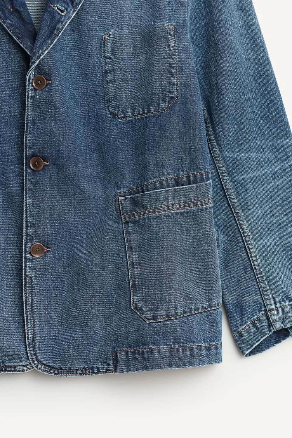 картинка Блейзер DNM ZARA, Mid-blue от магазина Одежда+