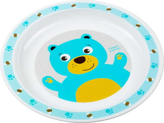 картинка Детская тарелка с принтом Teddybär Canpol babies от магазина Одежда+