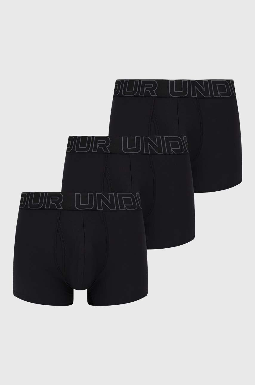 картинка Комплект боксеров Under Armour Perf Tech 3in, 3 предмета, черный от магазина Одежда+